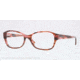 Versace VE3176 Eyeglass Frames 5041-51 - Striped Pink Frame, Demo Lens Lenses