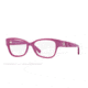 Versace VE3196 Single Vision Prescription Eyeglasses 5067-52 - Fuxia Frame