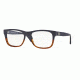 Versace VE3199 Eyeglass Frames 5118-53 - Dark Blue/Havana Frame