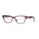Versace VE3204A Progressive Prescription Eyeglasses 5029-53 - Mattte Transparent Violet Frame