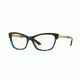 Versace VE3214 Single Vision Prescription Eyeglasses 5076-54 - Green Havana Frame