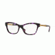 Versace VE3214 Single Vision Prescription Eyeglasses 5152-52 - Violet Havana Frame