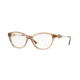 Versace VE3215 Bifocal Prescription Eyeglasses 617-52 - Transparent Brown Frame