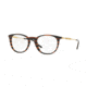 Versace VE3227A Eyeglass Frames 5187-51 - Brown Rule Black Frame