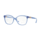 Versace VE3235B Single Vision Prescription Eyeglasses 5225-52 - Transparent Blue Frame