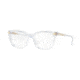 Versace VE3242 Progressive Prescription Eyeglasses 148-52 - Trasparent Frame