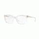 Versace VE3242A Single Vision Prescription Eyeglasses 148-54 - Trasparent Frame