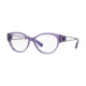 Versace VE3254 Progressive Prescription Eyeglasses 5160-52 - Transparent Violet Frame