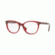 Versace VE3256 Prescription Eyeglasses 388-52 - Transparent / Red Frame