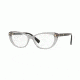 Versace VE3258 Prescription Eyeglasses 593-53 - Transparent Gray Frame
