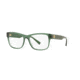 Versace VE3266 Progressive Prescription Eyeglasses, 53mm, Transparent Green, VE3266-5144-53-PRO