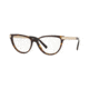 Versace VE3271A Progressive Prescription Eyeglasses, 54mm, Dark Havana, VE3271A-108-54-PRO