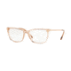 Versace VE3274B Prescription Eyeglasses, 52mm, Transparent Brown, VE3274B-5215-52-SV