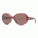 Versace VE4239 Sunglasses 927/73-5815 - Striped Pink Frame, Brown Lenses