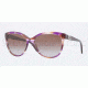 Versace VE4246B Sunglasses 968/68-5618 - Striped Violet Frame, Brown Gardient Lenses
