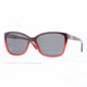 Versace VE4268B Single Vision Prescription Sunglasses VE4268B-507587-57 - Lens Diameter 57 mm, Frame Color Dark Red/red Transp
