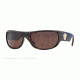Versace VE4276 Single Vision Prescription Sunglasses VE4276-108-73-63 - Lens Diameter 63 mm, Frame Color Havana
