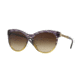 Versace VE4292 Single Vision Prescription Sunglasses VE4292-515313-57 - Lens Diameter 57 mm, Frame Color Striped Violet Havana/tr Green