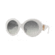 Versace VE4298 Single Vision Prescription Sunglasses VE4298-404-11-55 - Lens Diameter 55 mm, Frame Color White