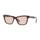 Versace VE4354B Sunglasses 108/5-55 - Dark Havana Frame, Pink Lenses
