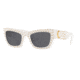 Versace VE4358 Prescription Sunglasses, 52mm, White, VE4358-401-87-52-SV