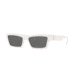 Versace VE4362 Progressive Prescription Sunglasses, 55mm, White, VE4362-401-87-55-PRO