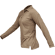 Vertx Women's Coldback Long Sleeve Polo Shirt, Tan, Size Extra Small VTX4030TNP-XSMALL