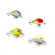 Vexan 4-Pack PHAT BOY 4 Crankbait Lures, Purple/orange/yellow/White, 4 ft, Variety #1 PB 4-PK 4