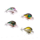 Vexan 4-Pack PHAT BOY 4 Crankbait Lures, Purple/Yellow/Blue/Clear, 4 ft, Variety #3 PB 4-PK 4