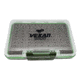 Vexan Double-Sided Jig Box w/Transparent Lid, Gray/Clear, Large, 162 jig spaces, jigbox - large