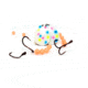 Vexan Walley Harness, GLOW Wonderbread, 48, WH-003