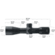 VictOptics B1 4x32C Rifle Scope, Second Focal Plane