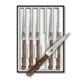 Victorinox 6-Piece Steak Set spear point Wavy edge (40003) Rosewood HDL 46003