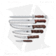 Victorinox 7 Piece BBQ Kitchen Knives Set, Stainless Steel, Wood Wood Handle, Steel/Wood, One Size, BHQ-205606
