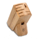 Victorinox 9-Slot Hardwood Block holds 7 knives kitchen shear and steel w/ Cross &amp; Shield Logo 41499L