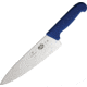 Victorinox Chef's Knives, 8in, Stainless Steel, Satin Blade, Blue Fibrox Handle, 5.2062.20