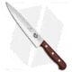 Victorinox Cutlery Chefs Kitchen Knife, 7.50in, Stainless Steel, Drop Point Blade, Rosewood Brown Handle, Steel/Brown, One Size, BHQ-109340
