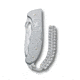 Victorinox Hunter Pro Alox Folding Knife with Clip and Paracord, Silver, 130mm 0.9415.M26