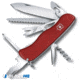 Victorinox Outrider Swiss Army Folding Knives, 3.375in, Red Handle, Steel/Red, 4.375in, BHQ-81684