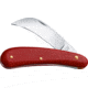 Victorinox Pruning Knife Lg Blade Red, 3 satin finish stainless curved blade, Red synthetic handle, 1.9301