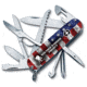 Victorinox Swiss Army Fieldmaster w/ Wounded Warrior Project Logo, Red, White, Blue, 91MM 55075.US2