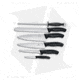 Victorinox Swiss Classic 7 Piece Kitchen Knife Set, Stainless Steel, Polymer Black Handle, Steel/Black, One Size, BHQ-205605