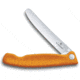Victorinox Swiss Classic Fld Paring Org Folding Knife, Round tip blade, Orange polypropylene handle, 6.7836.F9B