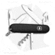 Victorinox Spartan Pocket Swiss Army Red Multi-Tool, 2.75in, Black Handle, Black/Gray, 3.58 inch, BHQ-2123