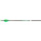 Victory VAP Elite Arrows, 200, 2 in, Vanes 6 Pack, Yellow/Carbon, VAPE-200FB-6