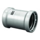 Viega MegaPress XL 2-1/2in Carbon Steel Coupling w/o Stop w/FMK - Double Press Connection - Smart Connect Technology, 26685