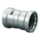 Viega MegaPress XL 2-1/2in Carbon Steel Coupling w/Stop w/FMK Double Press Connection - Smart Connect Technology, 26670