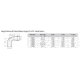 Viega ProPress 1-1/4in - 90 degrees Copper Elbow - Street/Press Connection - Smart Connect Technology, 77062