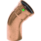 Viega ProPress XL - 2-1/2in - 45 degrees Copper Elbow - Street/Press Connection - Smart Connect Technology, 20668