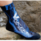 Grip Socks Soft Soled Watersport Sock - Mens-Blue Lightning-X-Large